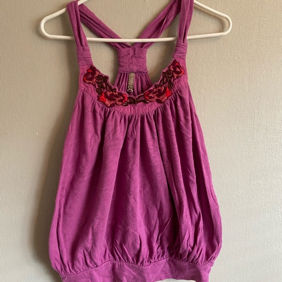 Free People Tank with floral - Picture 1 of 3